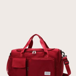 Pocket Front Large Capacity Duffel Bag
